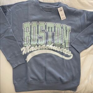Abercrombie Kids Blue Boston Crewneck Sweater